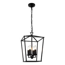 Panama Steel 4 Light Pendant
